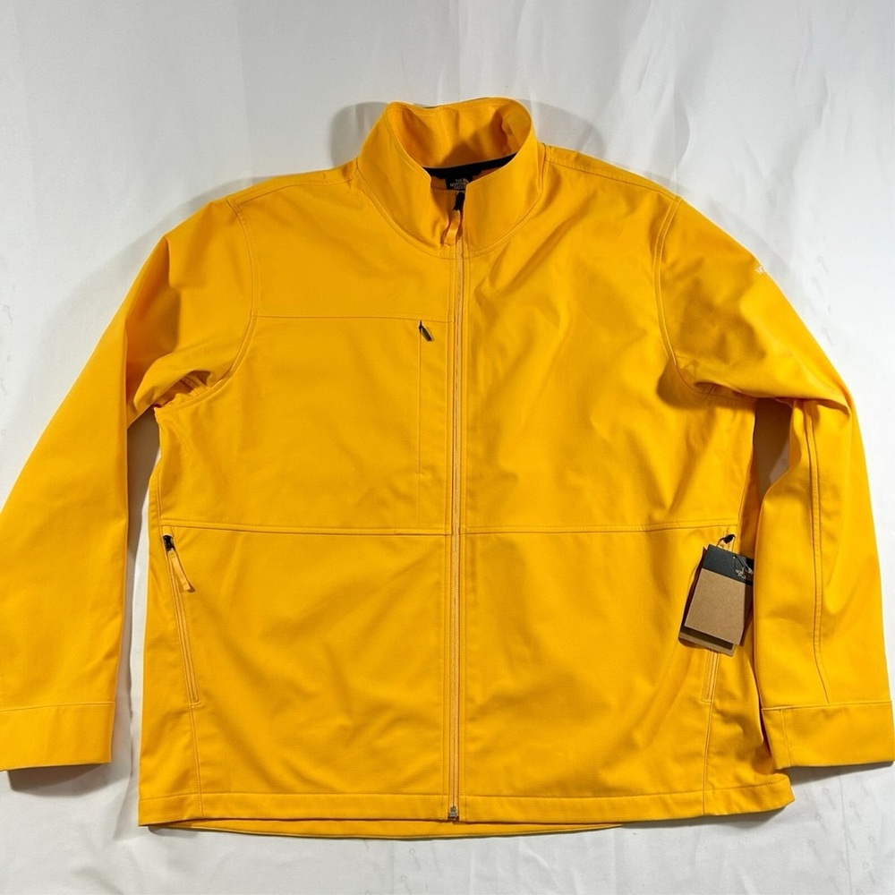 The North Face Yellow Performance Jacket High Collar